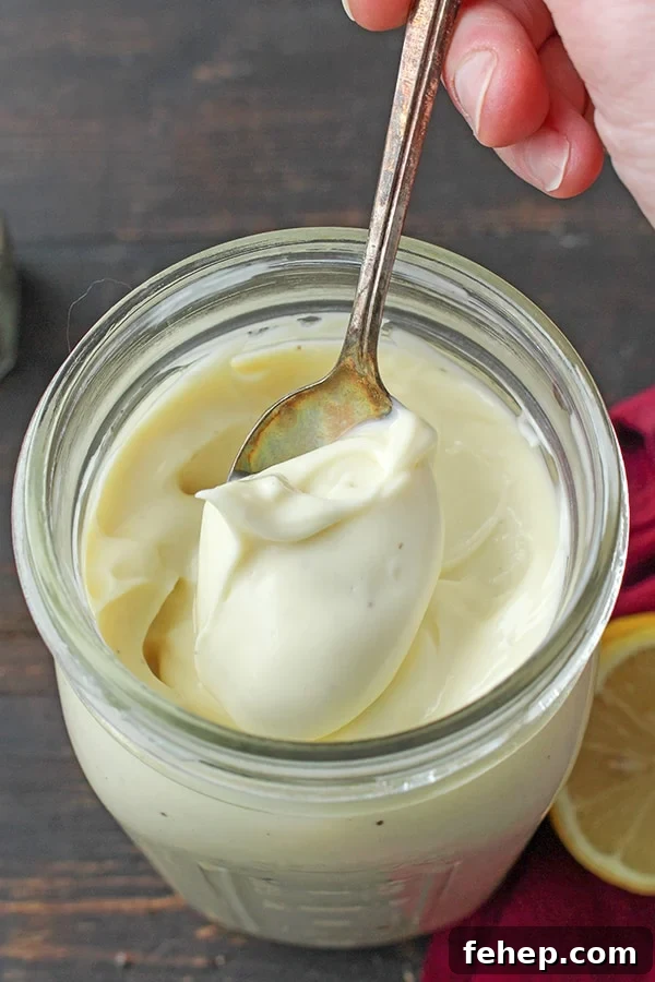 This creamy Paleo Whole30 Mayo comes together quickly and tastes so much better than store bought. This will become your new favorite.
