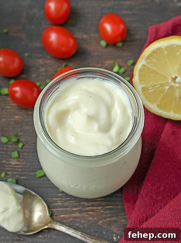 This creamy Paleo Whole30 Mayo comes together quickly and tastes so much better than store bought. This will become your new favorite.