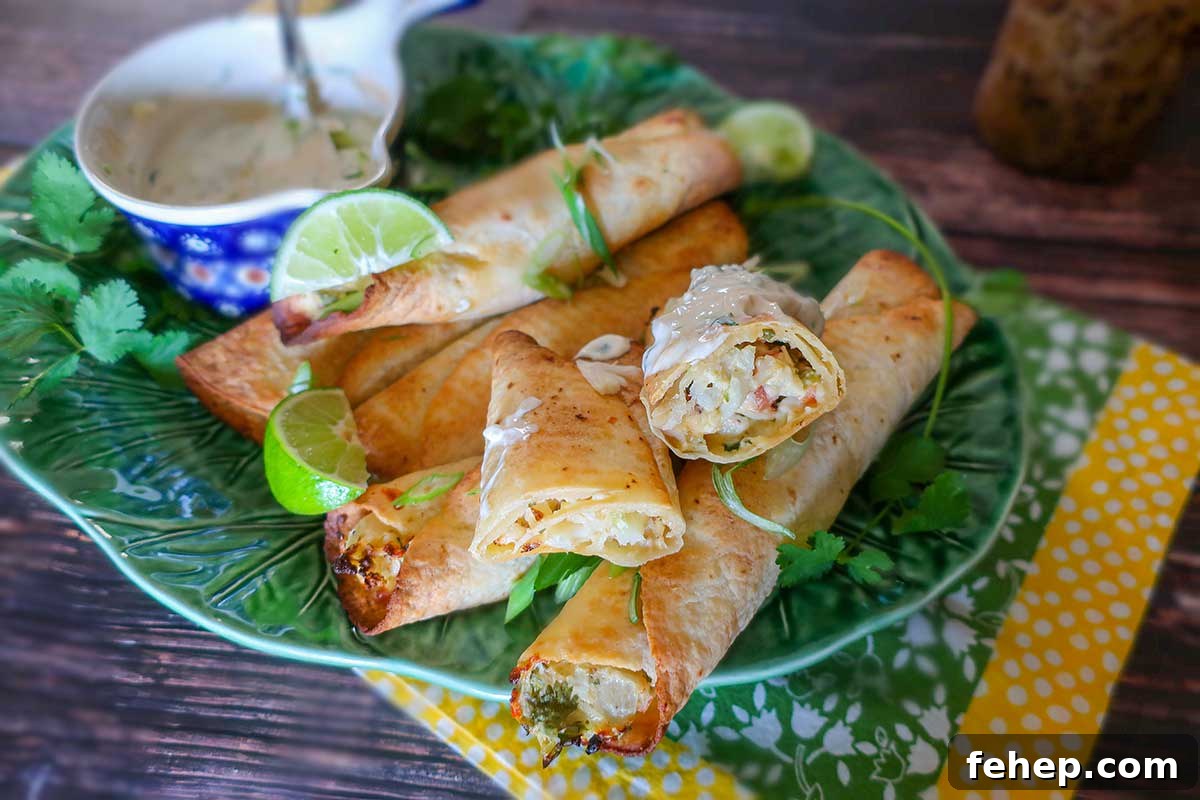 26 Addictive Gluten-Free Game Day Recipes Fans Devour 19 cauliflower taquitos with dip on a green plate