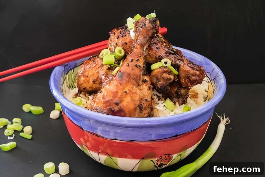 26 Addictive Gluten-Free Game Day Recipes Fans Devour 4 chicken drumsticks in Peking sauce over rice