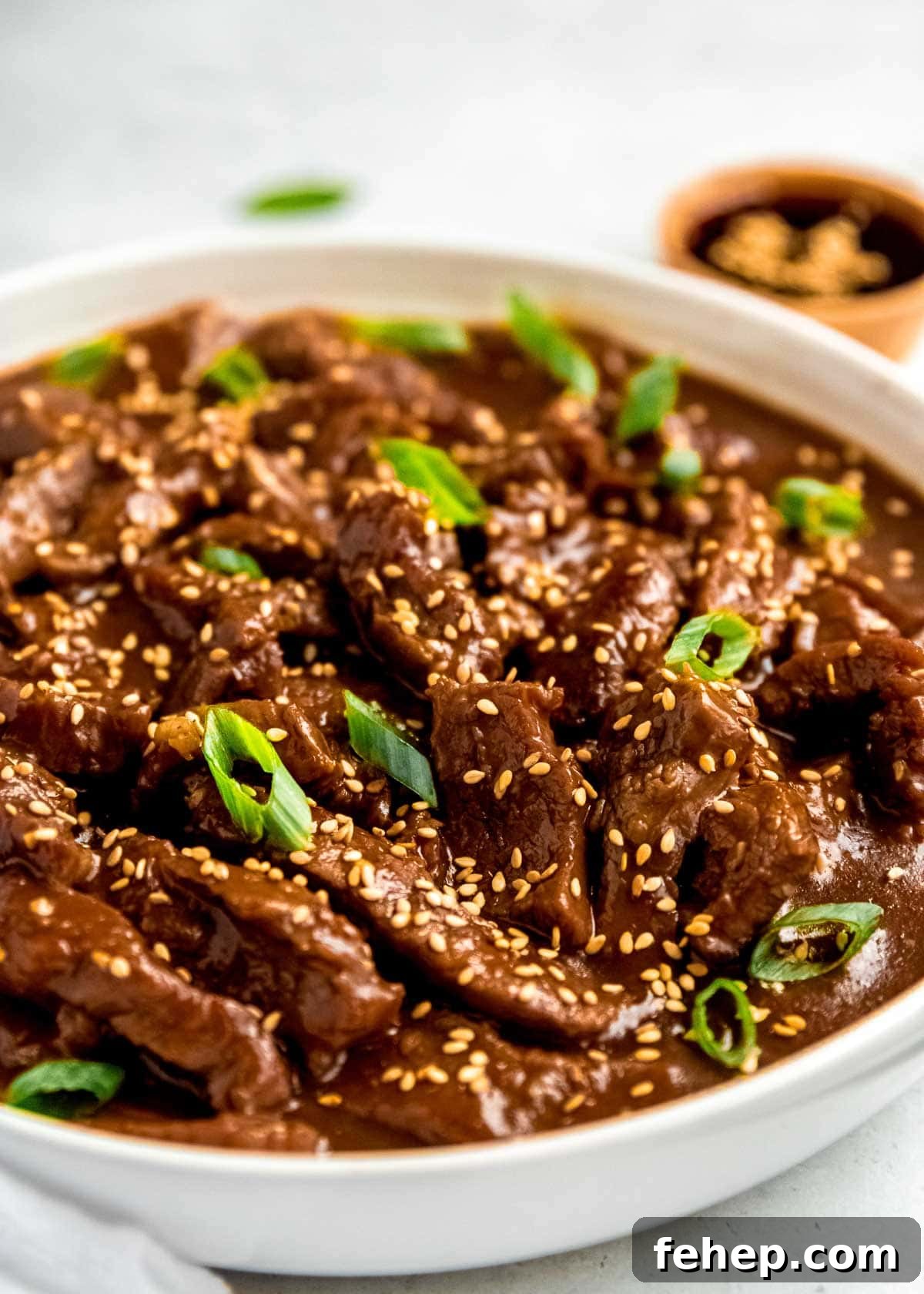 Instant Pot Mongolian Beef Recipe — Tender, Savory Weeknight Meal 12 mongolian beef in bowl