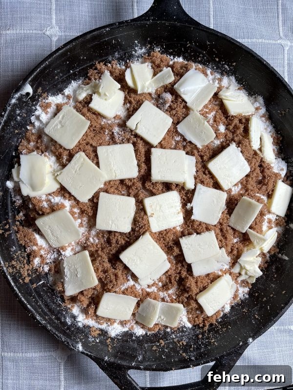 Cinnamon Roll Dessert Casserole Layer of butter