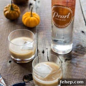 Pumpkin Spice White Russian brings the autumn season to your nightly cocktail. Full of spice and vigor thanks to Pearl Pumpkin Spice Vodka.