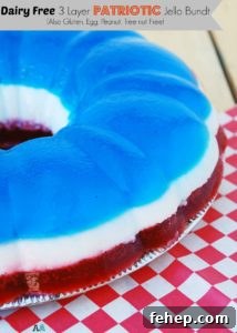 Patriotic 3-Ingredient Popcorn Recipe — Allergy-Friendly Snack 11 Dairy-free Patriotic Jello Mold