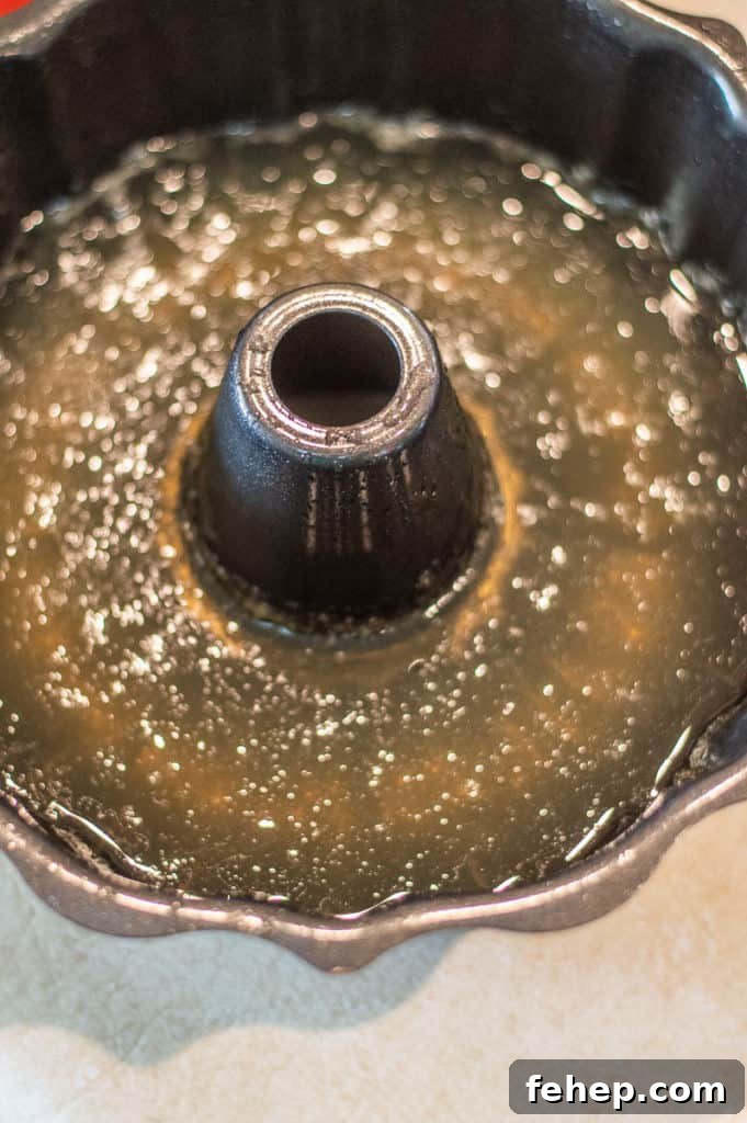 Jello in a bundt pan mold