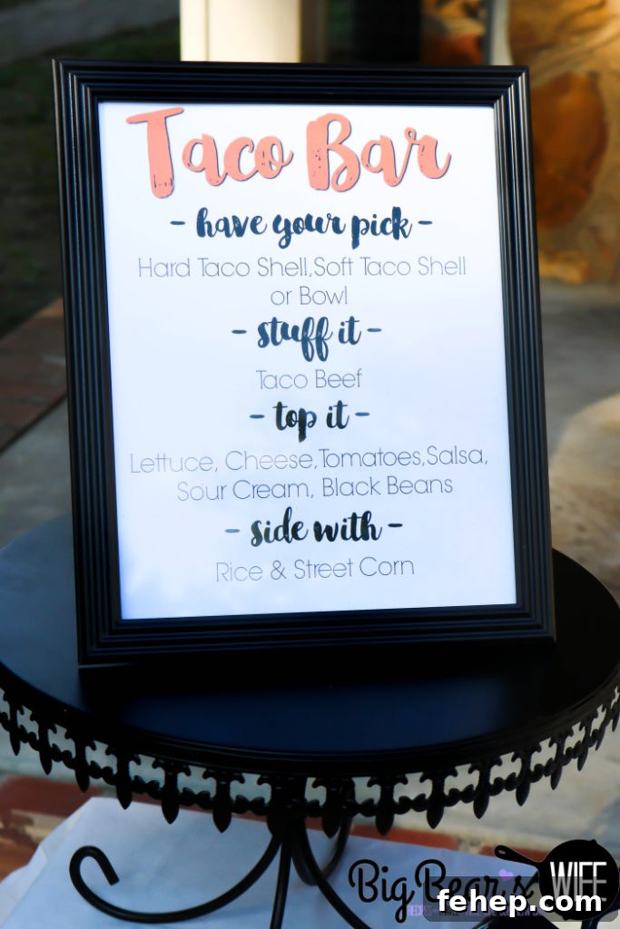 How to Build a Taco Bar