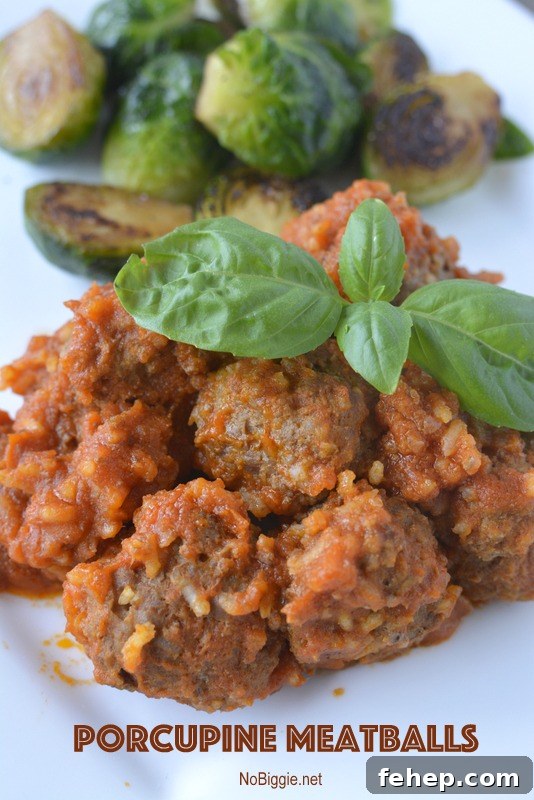 Porcupine Meatballs so easy so good | NoBiggie.net