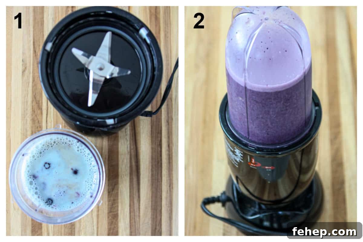 The first two steps in the recipe process.