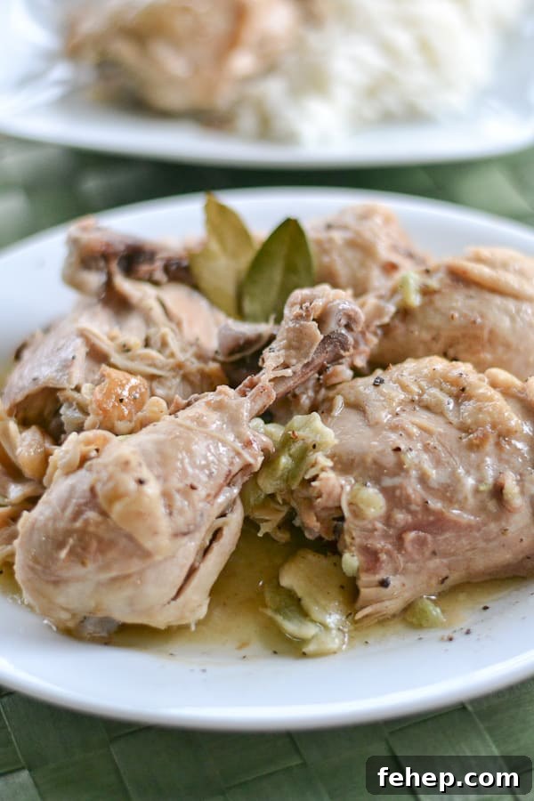 White Chicken Adobo