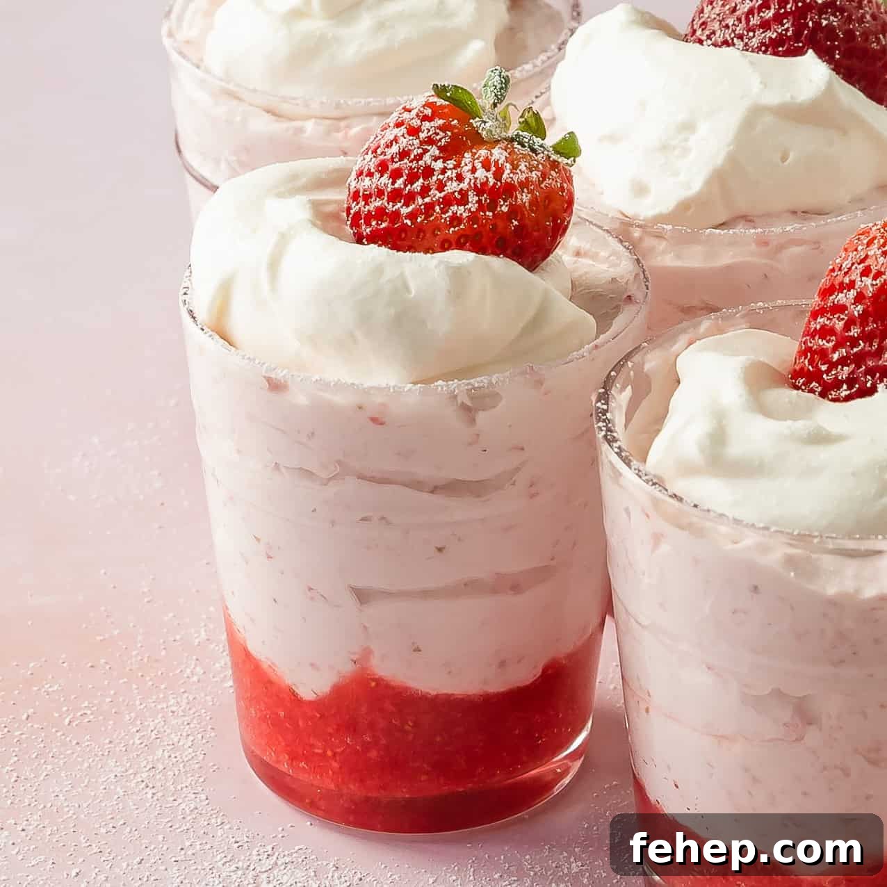 Silky Strawberry Mousse Recipe for Summer Desserts 7 Strawberry mousse is a creamy, light and fluffy no bake strawberry dessert made with 4 simple ingredients. This quick and easy strawberry mousse dessert is comes together in about 5 minutes and is the perfect make ahead dessert for any occasion.