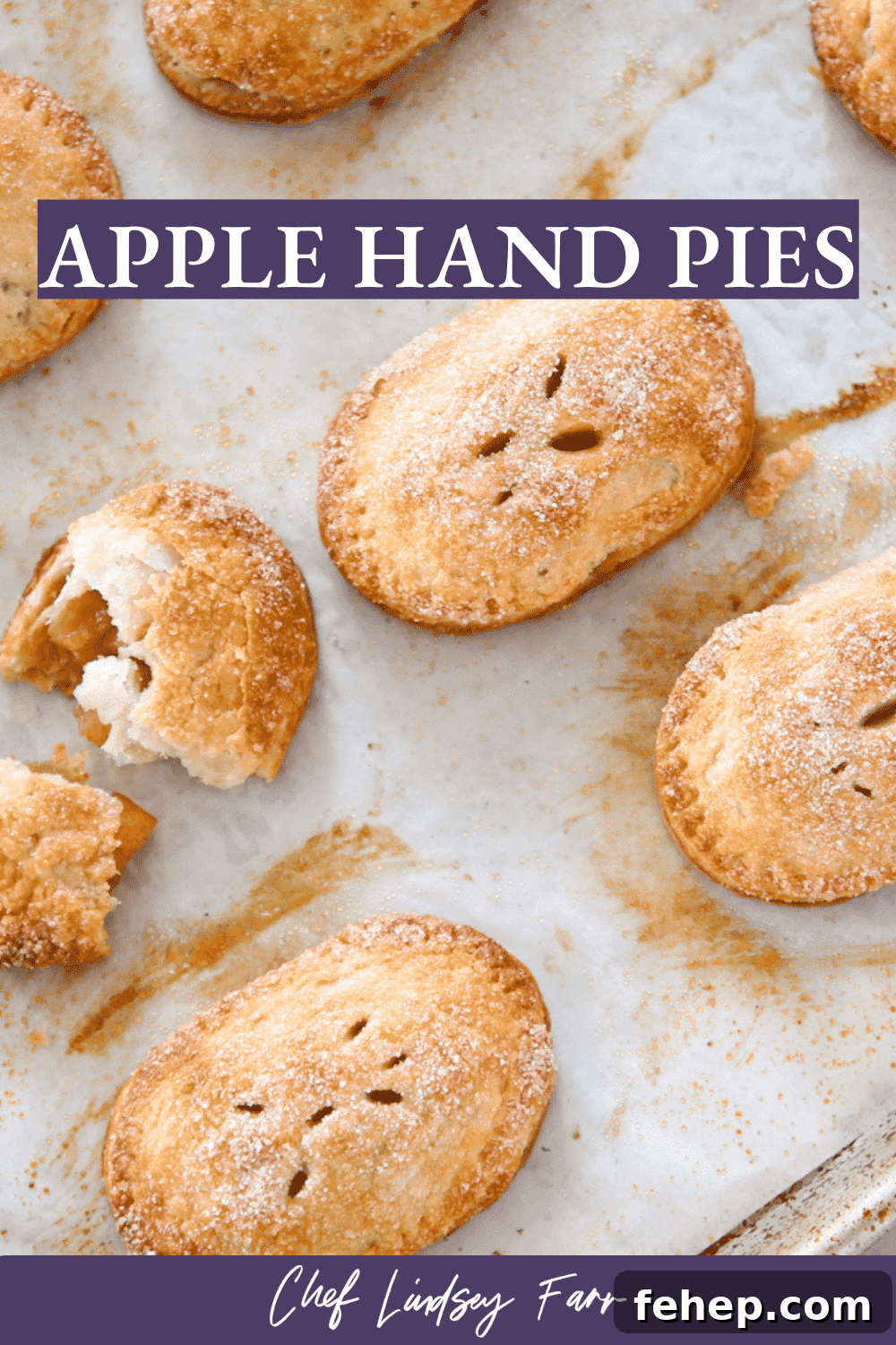 Mini Apple Hand Pies: Flaky Pocket Pies with Cinnamon Filling 19 Apple Hand Pies Parchment