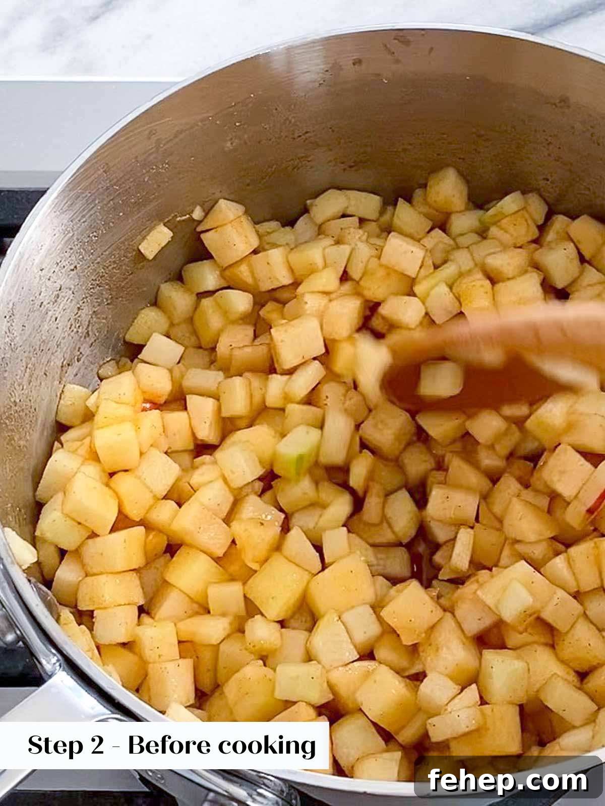 Mini Apple Hand Pies: Flaky Pocket Pies with Cinnamon Filling 5 cinnamon apple filling cooking.