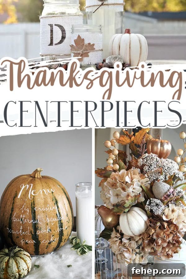 Thanksgiving centerpieces assortment