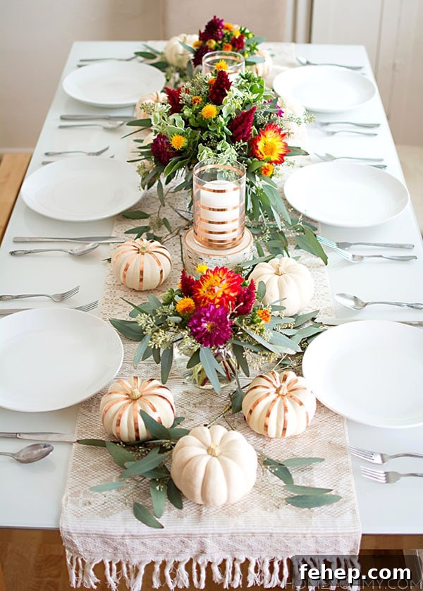 Fall tablescape example