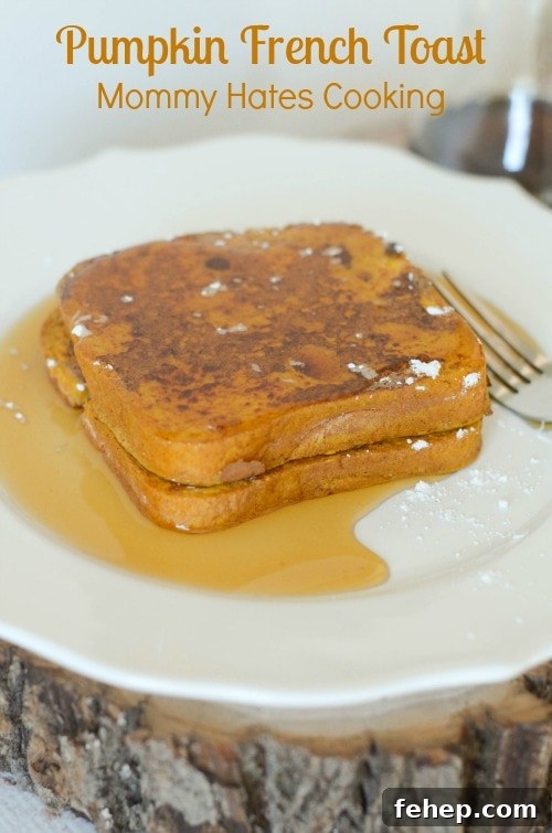 Pumpkin French Toast #HamiltonBeach #Spon