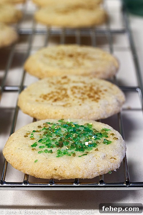 Amish Sugar Cookies © 2020 Jane Bonacci, The Heritage Cook
