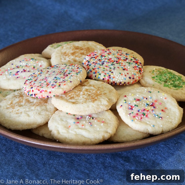 Amish Sugar Cookies © 2020 Jane Bonacci, The Heritage Cook