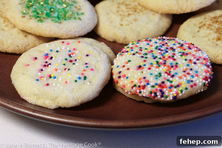Amish Sugar Cookies © 2020 Jane Bonacci, The Heritage Cook