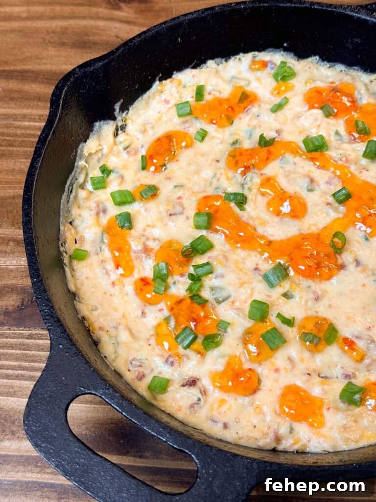 Smoked pepper jelly cream cheese dip