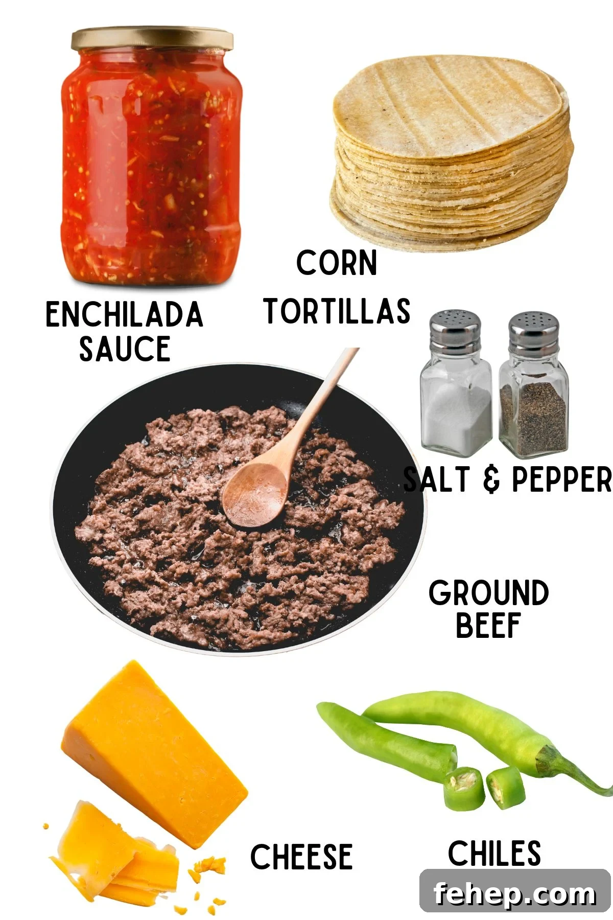 Labeled ingredients for this recipe.