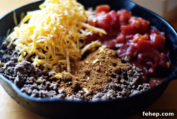 Crispy Baked Taco Casserole with Cheesy Beef Filling 2 Baked Crunchy Taco Casserole