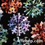 3D Paper Snowflakes: Simple Step-by-Step Folding Tutorial 11 3D paper snowflake square image