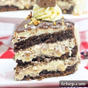 Decadent Snickers Layer Cake Recipe for Chocolate Peanut Lovers 5 img 35235 4