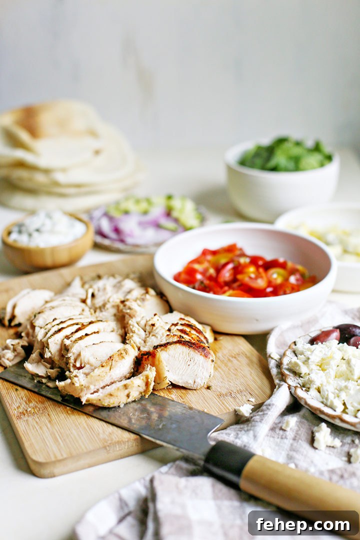 photo of grilled chicken marinated in a greek chicken marinade