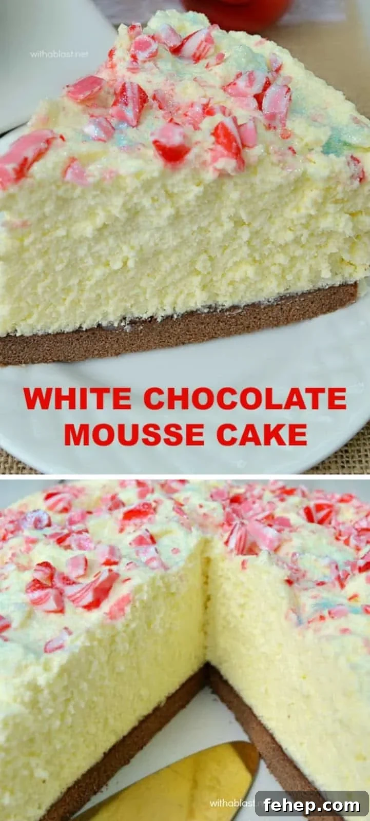 White Chocolate Mousse Cake