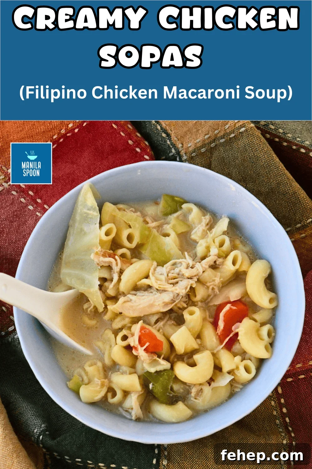 Sopas with chicken and vegetables