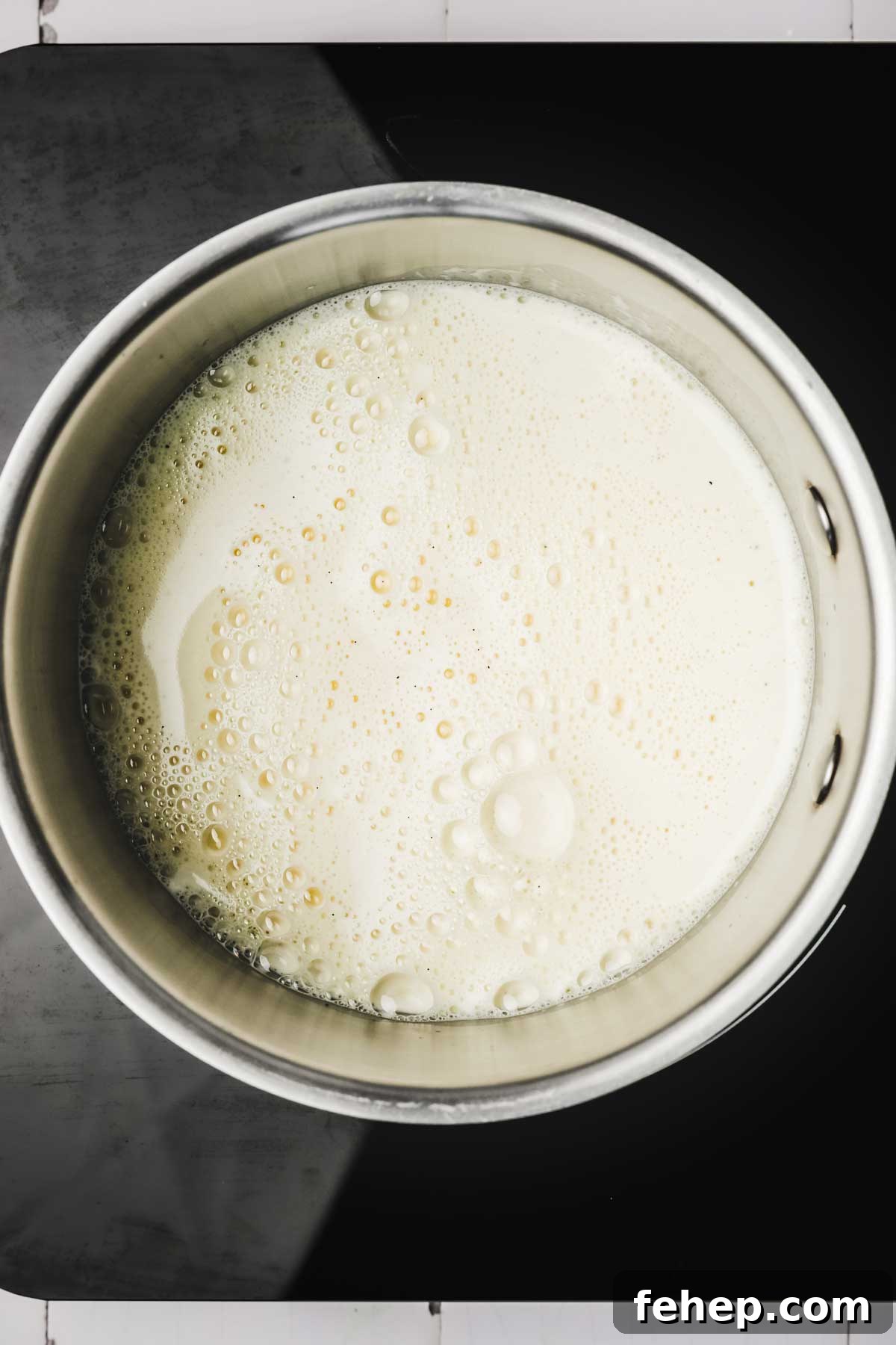 Crème pâtissière avant cuisson
