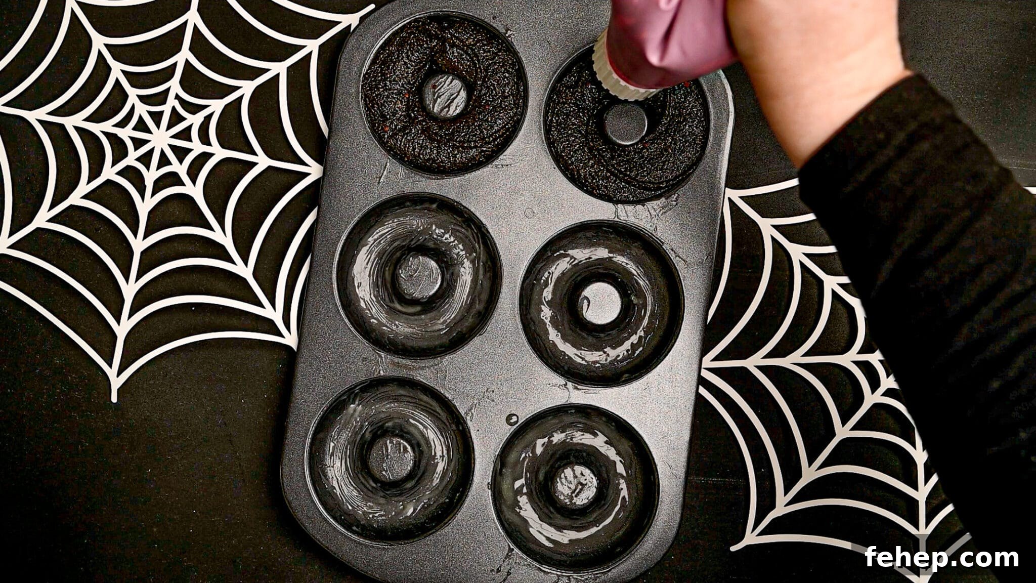 Keto Chocolate-Glazed Donuts for Halloween Treats 4 img 4052 3