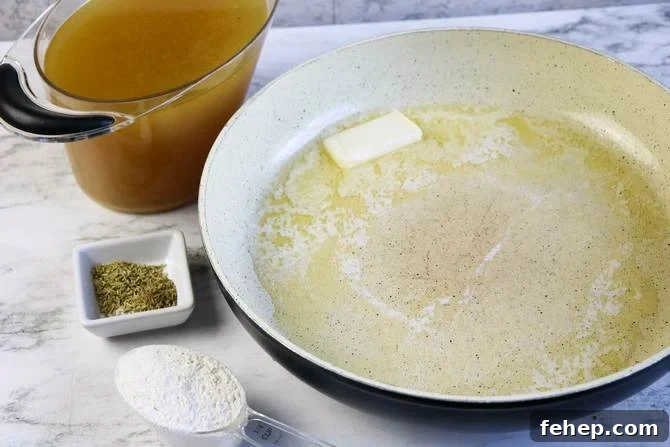 Slow-Cooked Lemon Herb Turkey Breast with Savory Gravy 7 Ingredients for gravy.