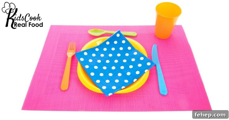 When Should Children Learn to Cook? Age Guide for Parents 6 plate and place set