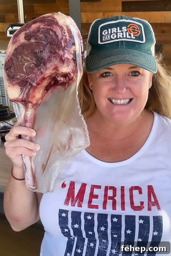 Griddle Bacon and Eggs: Perfectly Cooked Breakfast in Minutes 15 Christie Vanover holding a raw steak.