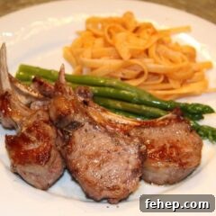 Lamb chops with Herbes de Province