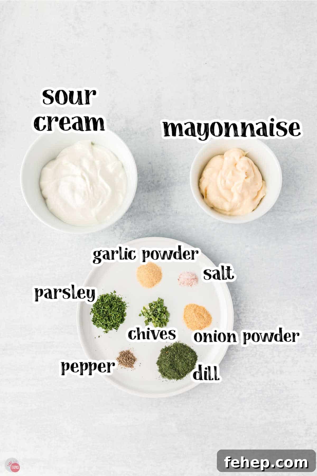 ranch dip ingredients