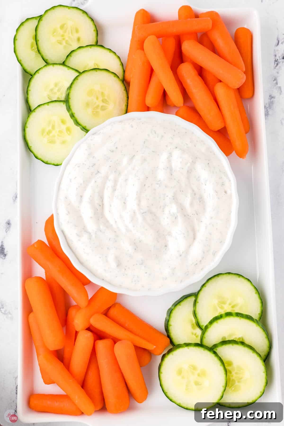 best ranch dip in a bowl