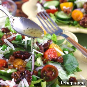 Two plates with house salad