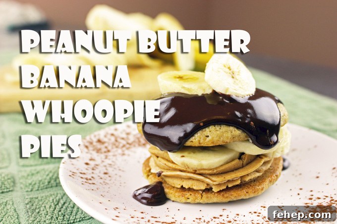 Peanut Butter Banana Whoopie Pies