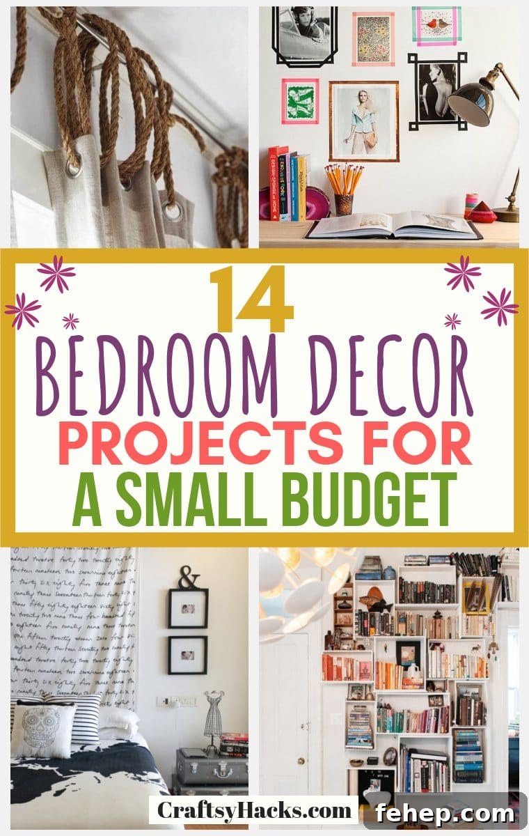 14 bedroom decor projects for a small budget