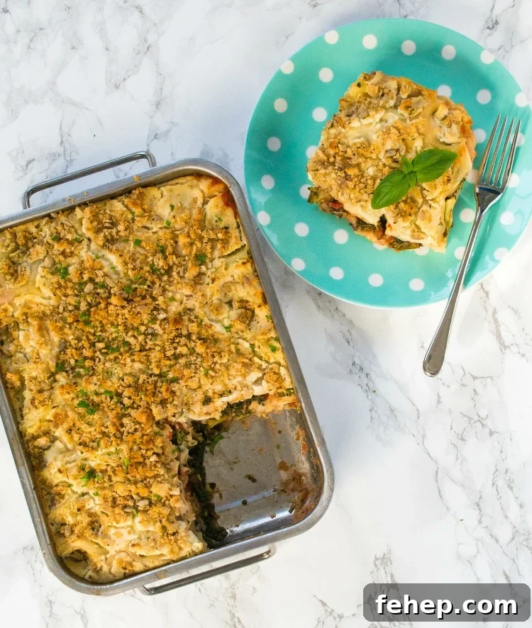 Ultimate Lazy Veggie Lasagne