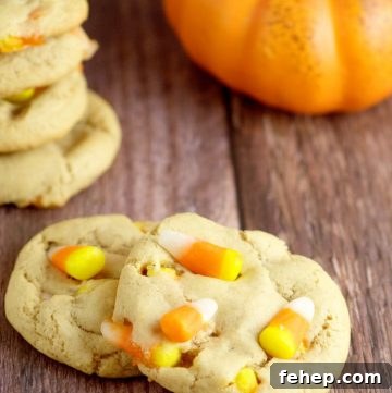 Peanut Butter Candy Corn Cookies
