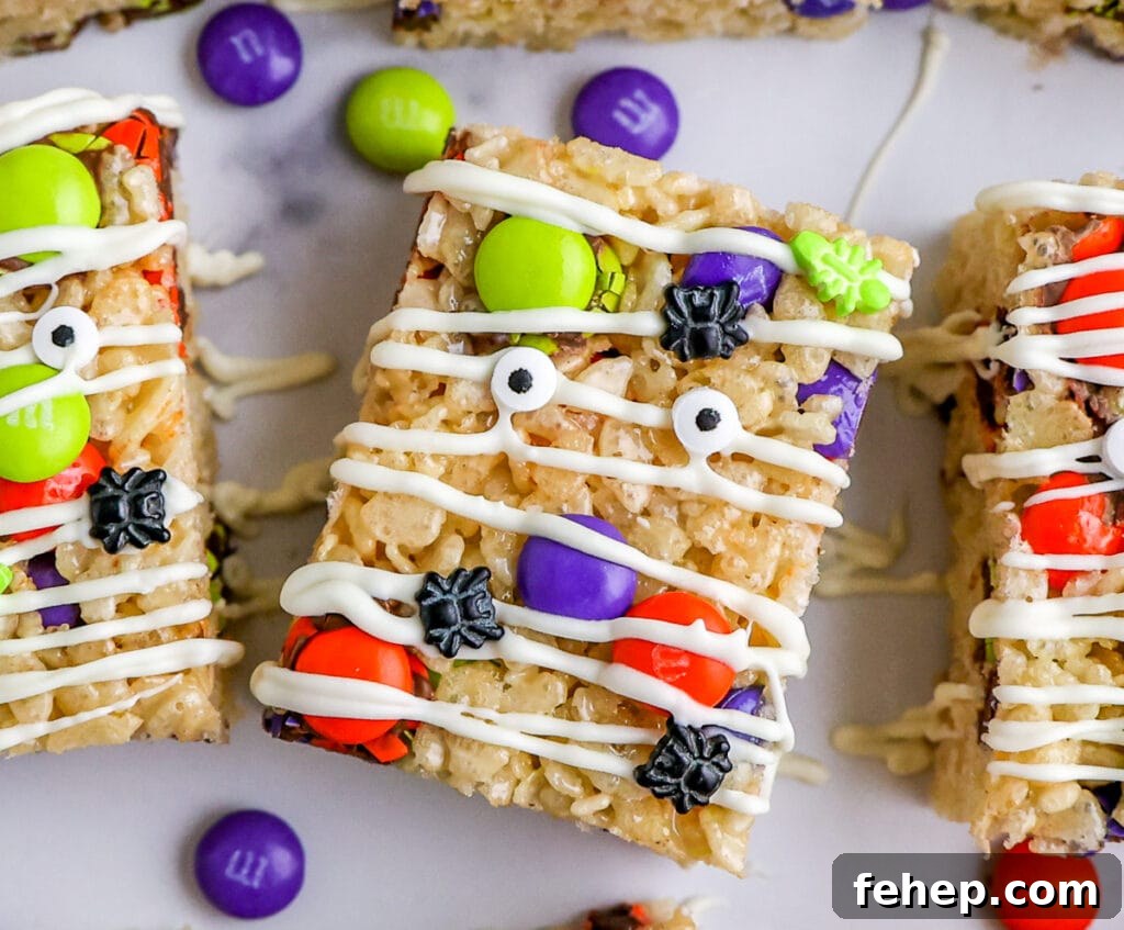 How to Make Halloween Rice Krispie Treats