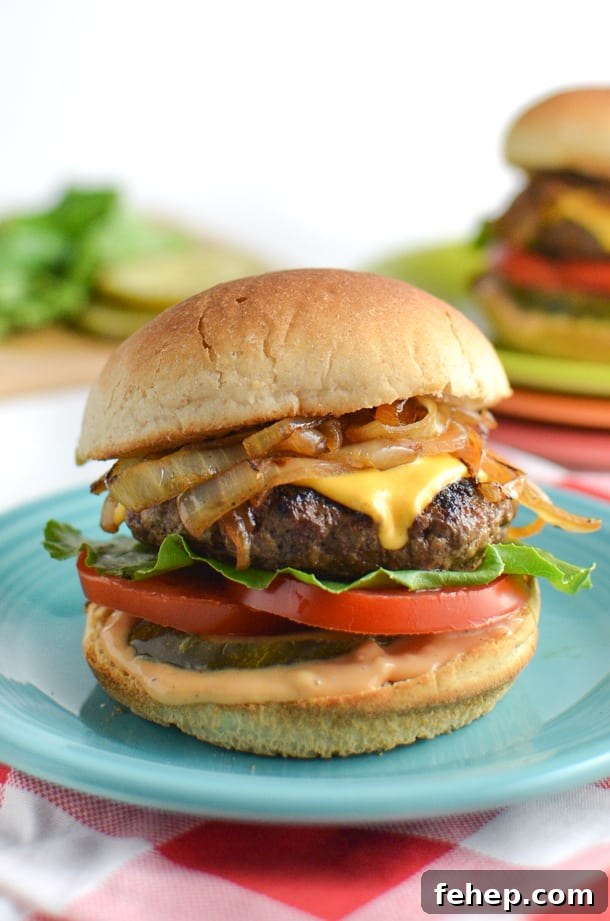 Mouthwatering Homemade Burger Recipes for Every Craving 4 Diner-style cheeseburger