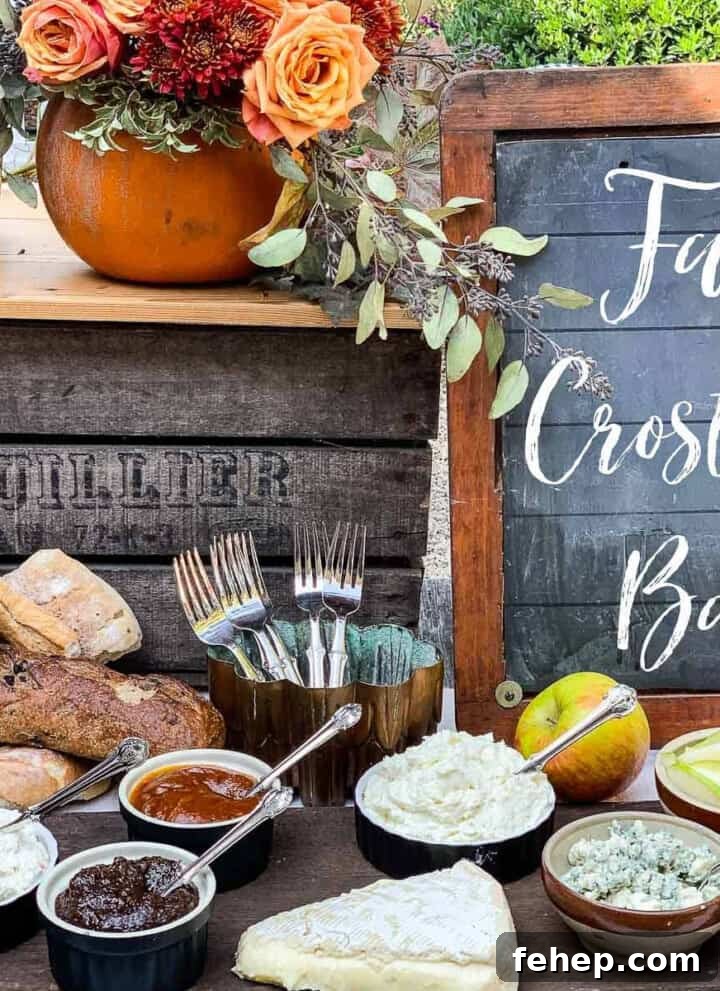 Fall Crostini Bar