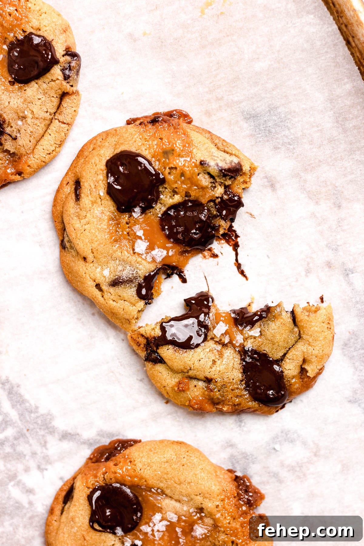 Cookie dough with chocolate