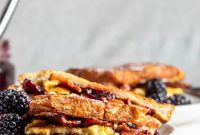 Bacon and Blackberry French Toast Sandwich Recipe