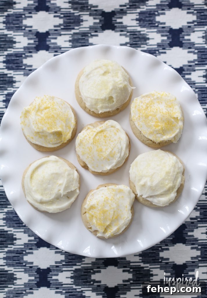 Frosted Lemon Cookies | Inspired by Charm