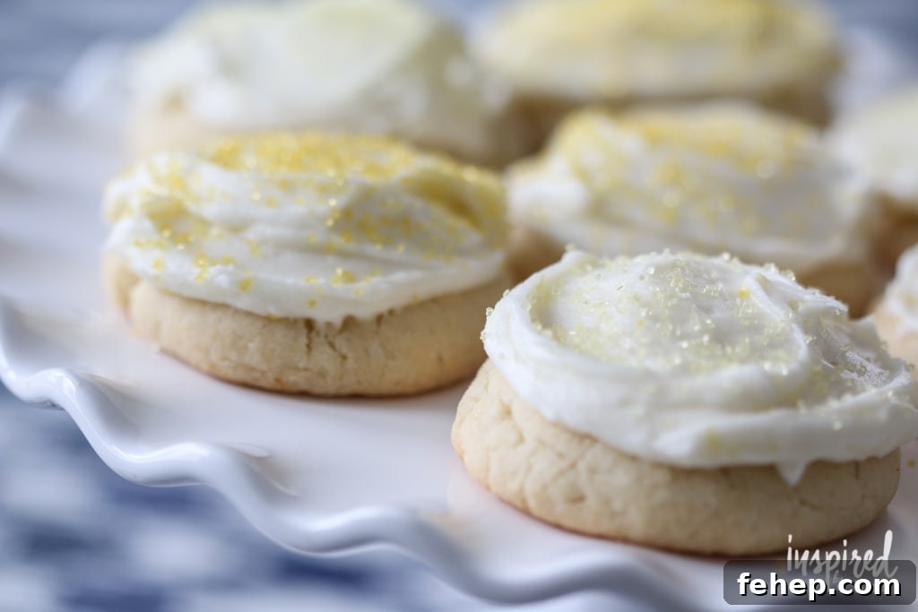 Frosted Lemon Cookies | Inspired by Charm